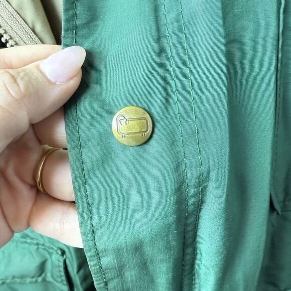 Woolrich Vintage Hooded Zip Front Utility Jacket Green - Picture 7 of 16